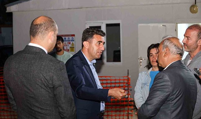 Gerekli talimatlar sonrası inşaat çalışması hızlandı