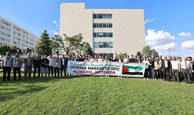 GİBTÜ öğrencilerinden Gazze'ye destek için "Çadır Nöbeti"