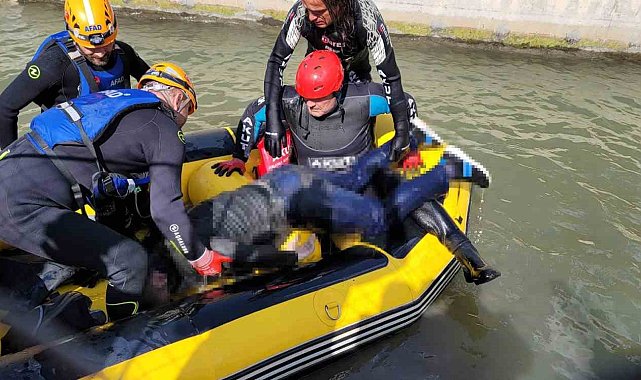 Giresun'da su kanalına uçan araçta kaybolan 2 kişinin cansız bedenine ulaşıldı