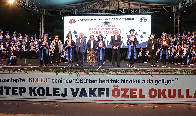 GKV Özel Ortaokulu 60. Yıl mezunlarını uğurladı