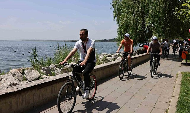 Gölbaşı'nda pedallar sağlıklı yaşam için çevrildi