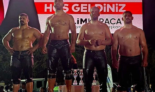 Gölcüklü pehlivanların Fethiye başarısı