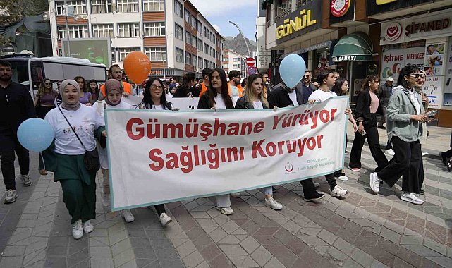 Gümüşhane'de 'Sağlık İçin Harekete Geç' etkinlikleri düzenlendi