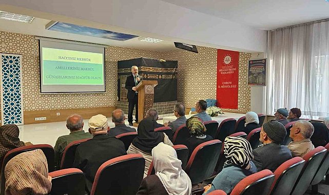 Hacı adaylarına uygulamalı hazırlık kursu düzenlendi