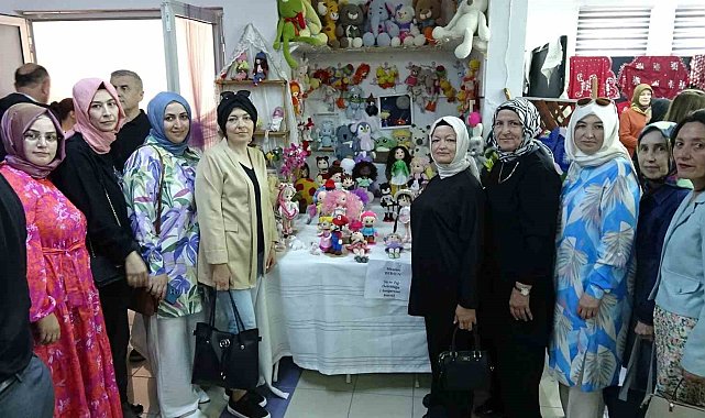 Halk Eğitim Merkezi Yıl Sonu Sergisi törenle açıldı