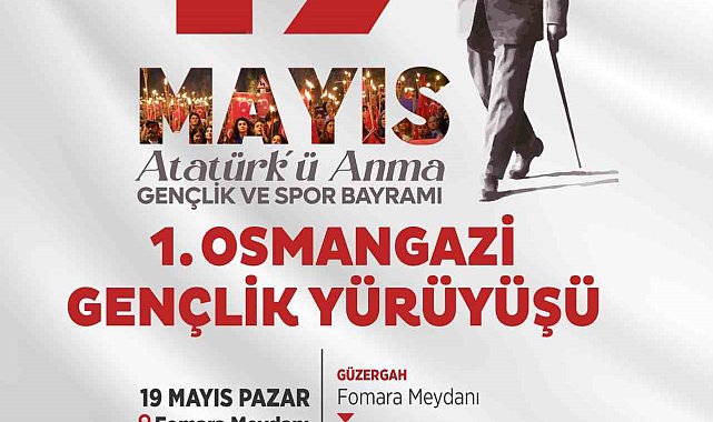 Haluk Levent'in katılımıyla 'Osmangazi Gençlik Yürüyüşü'