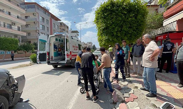 Hatay'da otomobille motosiklet çarpıştı: 1 yaralı