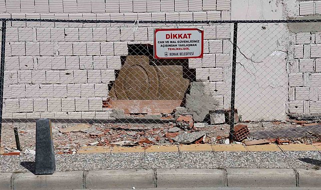 Hırsızlar bu kez de tarihi Kardiçalı Han'ın duvarlarını kırarak talan etti