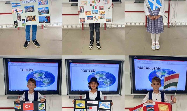 Hisarcık'ta öğrenciler farklı ülkeleri yöresel kıyafetlerini giyerek tanıttılar