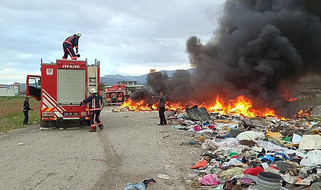 Hurdacılar sitesinde korkutan yangın