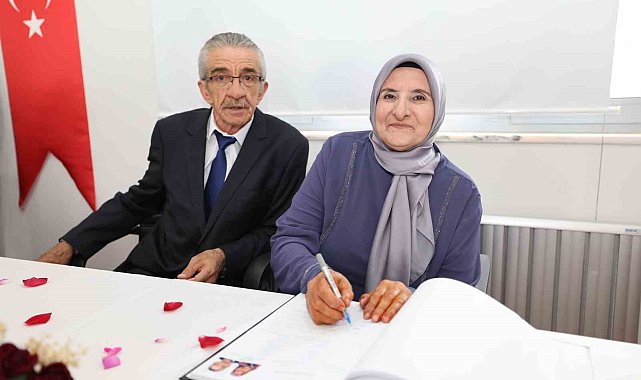 Huzurevinde tanışıp dünyaevine girdiler