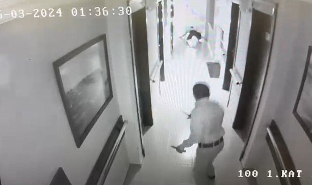 Huzurevindeki dehşet anları güvenlik kamerasında