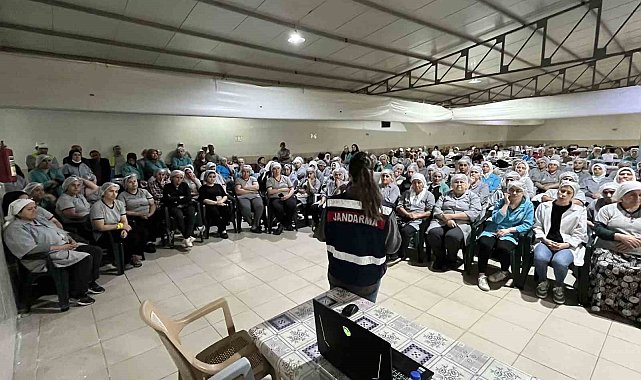 İncir fabrikasında 'madde bağımlılığı' eğitimi