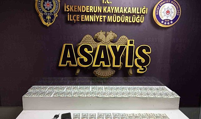 İskenderun'da hırsızlık yapan şahıs, çaldıklarıyla birlikte yakalandı