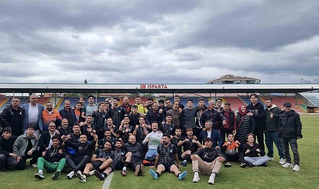 Isparta 1. Amatör Futbol Ligi'nde şampiyon Sütçülerspor oldu