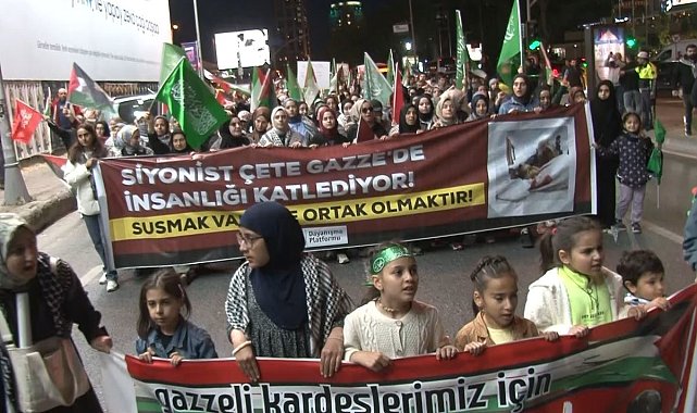 İsrail Başkonsolosluğu önünde protesto