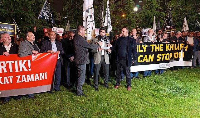 İsrail'in Refah'a saldırısı Ankara'da protesto edildi