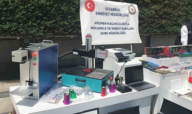 İstanbul'da sahte pasaport, kimlik ve vize şebekesine operasyon: 4 gözaltı