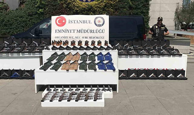 İstanbul'da yasadışı silah ticareti operasyonu: 269 tabanca ele geçirildi