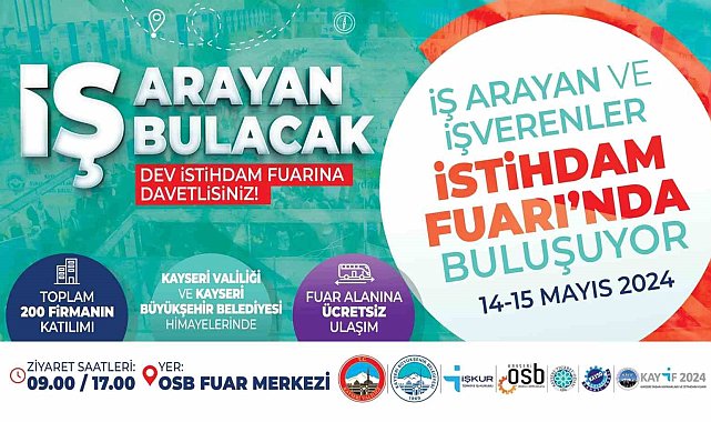 İstihdam Fuarı kapılarını açıyor