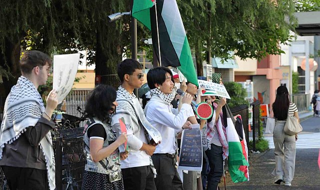 Japonya'da kamu yayıncısı NHK televizyonuna "İsrail" protestosu