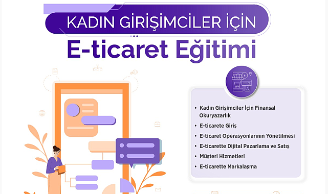 Kadın girişimcilere e-ticaret eğitimleri