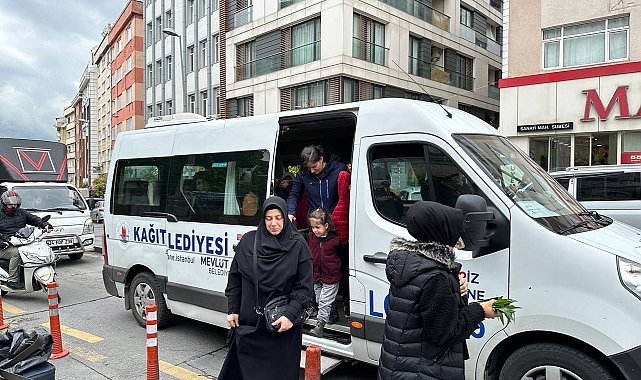 Kağıthane'de kabir ziyareti yapmak isteyen vatandaşlara ulaşım desteği