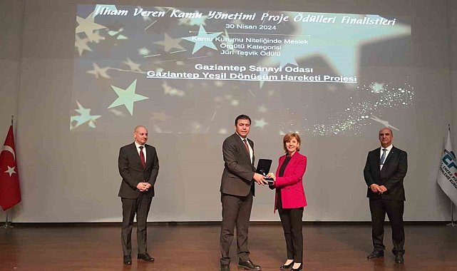 KALDER'den GSO'ya Yeşil Dönüşüm Ödülü