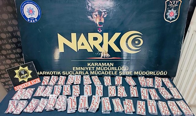 Karaman'da 2 kişi uyuşturucudan tutuklandı