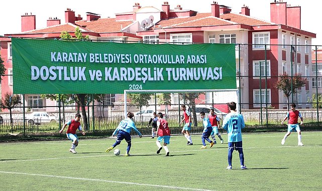 Karatay'da "3. Ortaokullar Arası Dostluk ve Kardeşlik Futbol Turnuvası"" başladı