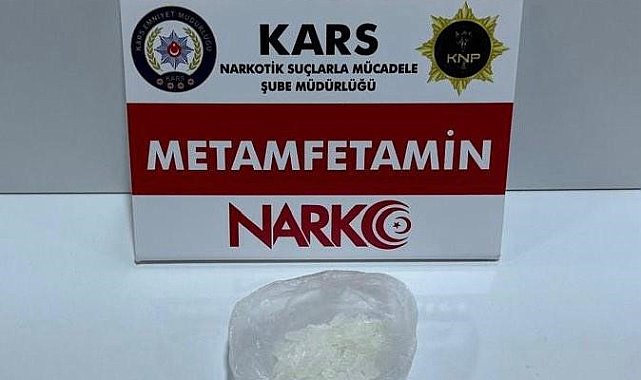 Kars'ta metamfetamin ele geçirildi