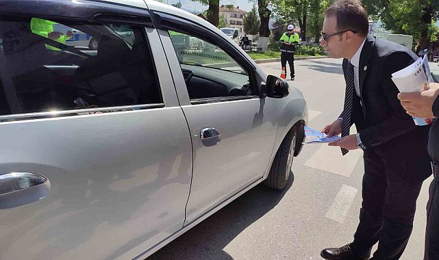 Kaymakam trafik denetimi yaptı
