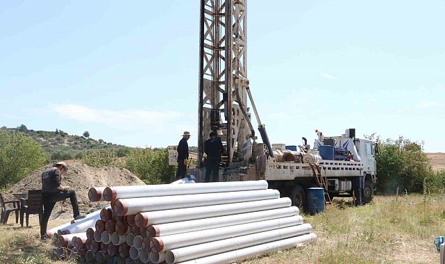 Kepenekli Mahallesi'nin su sıkıntısı için yeni sondaj kuyusu açıldı