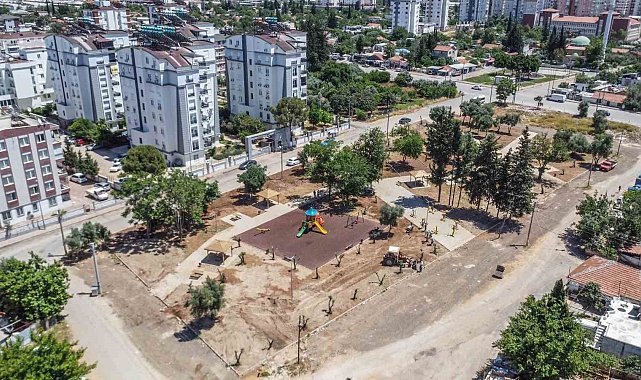 Kepez Belediyesi'nden çocuklara yeni parklar