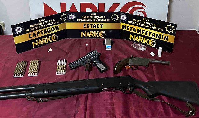 Kilis'te uyuşturucu operasyonu: 4 şüpheli tutuklandı