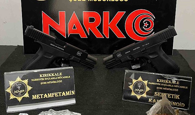 Kırıkkale'de uyuşturucuyla yakalanan 2 şahıs gözaltına alındı