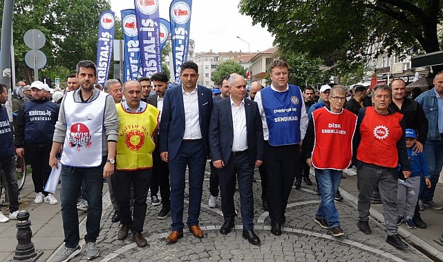 Kırklareli'nde 1 Mayıs kutlamaları