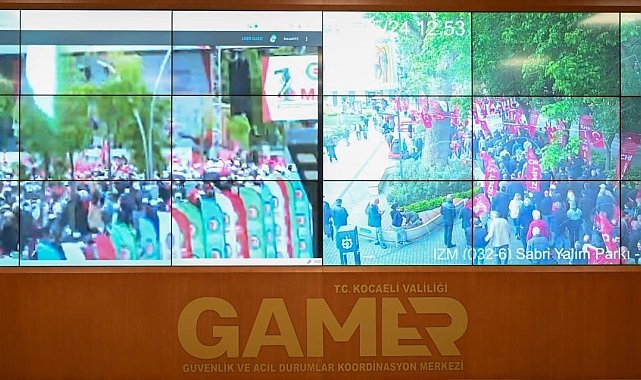 Kocaeli Valisi Yavuz: "1 Mayıs yürüyüşlerini GAMER'den takip ediyoruz"