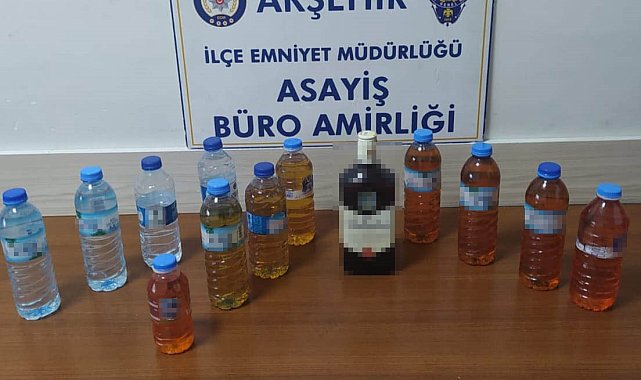 Konya'da sahte alkollü içki satan şahıs tutuklandı