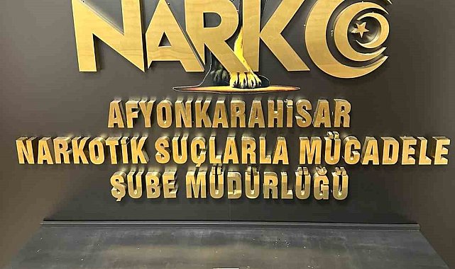 Konya'dan Afyonkarahisar'a kargo ile uyuşturucu siparişi verdi
