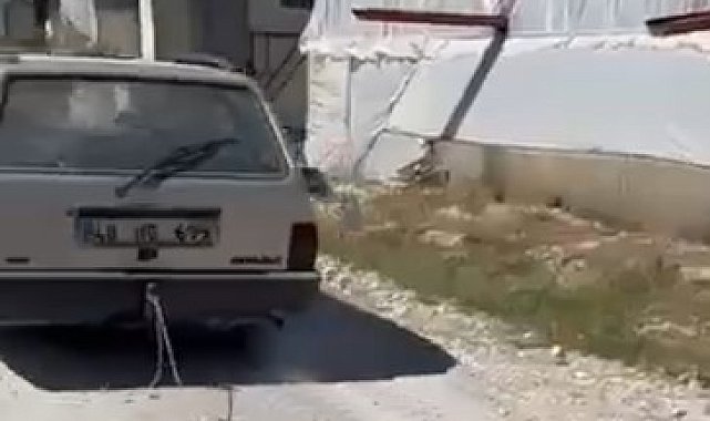 Köpeğine zarar veren adamı otomobile bağlayıp sürükleyen kişi serbest bırakıldı