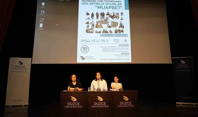 Köy seyirlik oyunlar konulu panel ve belgesel film gösterimi yapıldı