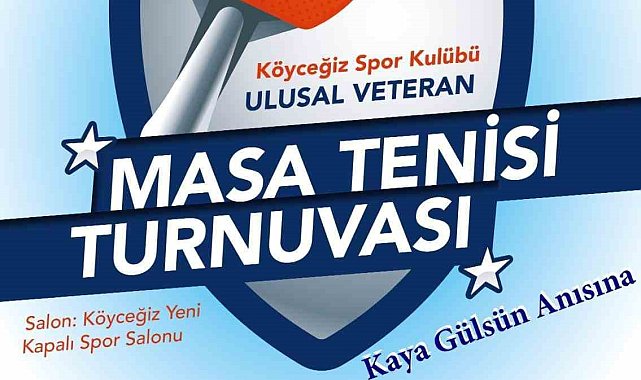Köyceğiz'de Masa Tenisi Turnuvası başlıyor