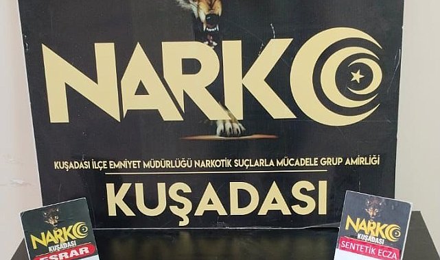 Kuşadası'nda yeşil reçete ile satılan hap ele geçirildi