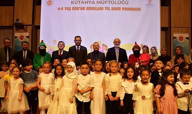 Kütahya'da 4-6 Yaş Kur'an Kursları yıl sonu programı