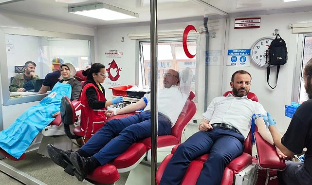 Kütahya'da AK Parti'den kan bağışı kampanyası