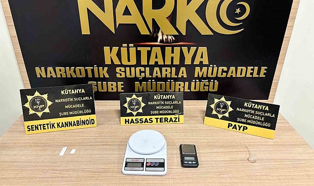 Kütahya&#039;da cezaevinden çıkar çıkmaz tekrar uyuşturucu satan zanlı tutuklandı