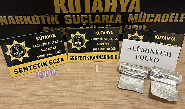 Kütahya'da uyuşturucu ticareti şüphelisi gözaltına alındı