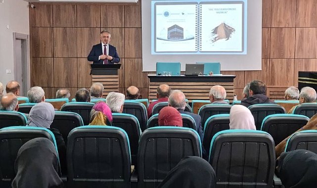 Kutsal topraklara gidecek olan hacı adayları için seminer düzenlendi