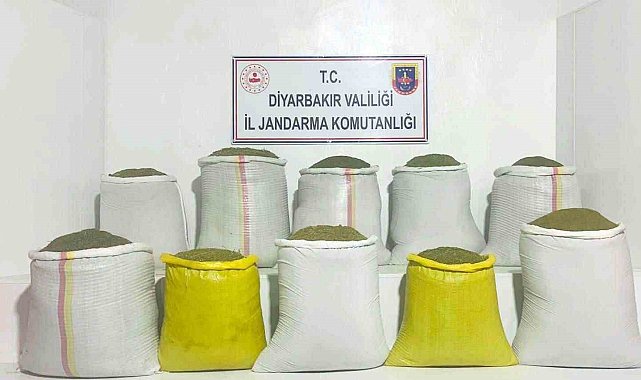 Lice'de 536 kilo esrar ele geçirildi